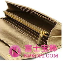 ミュウミュウ MIU MIU 長財布 サイフ 財布 さいふ ダークブラウン×ゴールド 5M1109-CAPRET-NAPPA-PIETRA